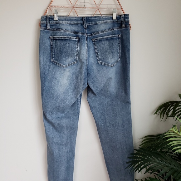 New Directions, Skinny Straight Slit Crop Jean 12 - Picture 6 of 7
